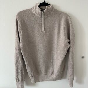 Bonobos Merino Wool Quarter Zip Up